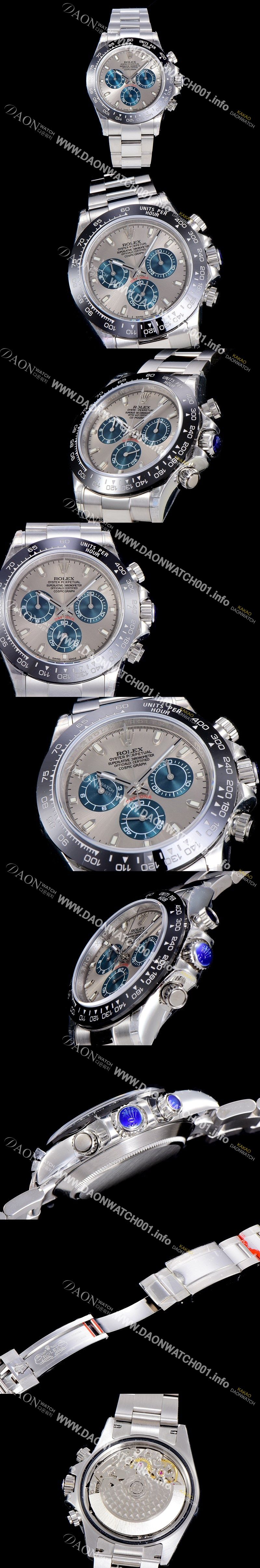 미러급 로렉스 남성용 코스모그레프 데이토나 오이스터 40미리 오토매틱 7750-2 타입 그레이다이얼 ROL79363 Ⅳ