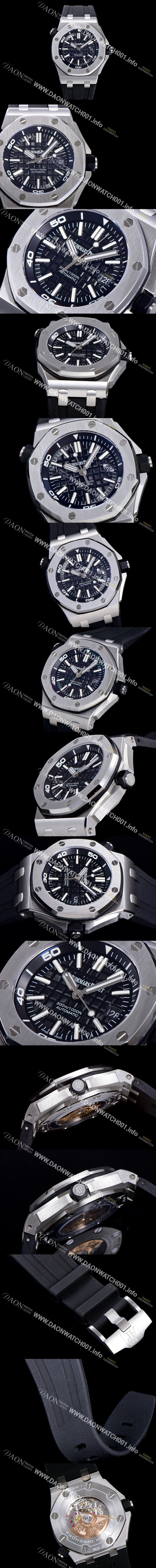 미러급 오데마피게 남성용 옐로 세라믹 다이버!!로얄오크 오프쇼어15710ST.OO.A038CA.01 옐로 와플 다이얼 오토매틱 무브먼트 AUD12319 Ⅳ