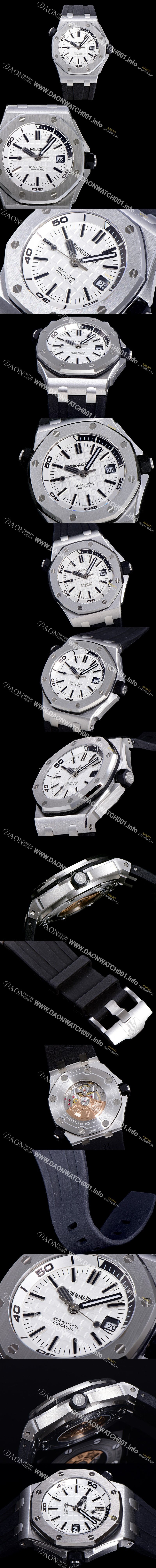 미러급 오데마피게 남성용 옐로 세라믹 다이버!!로얄오크 오프쇼어15710ST.OO.A038CA.01 옐로 와플 다이얼 오토매틱 무브먼트 AUD12313 Ⅳ