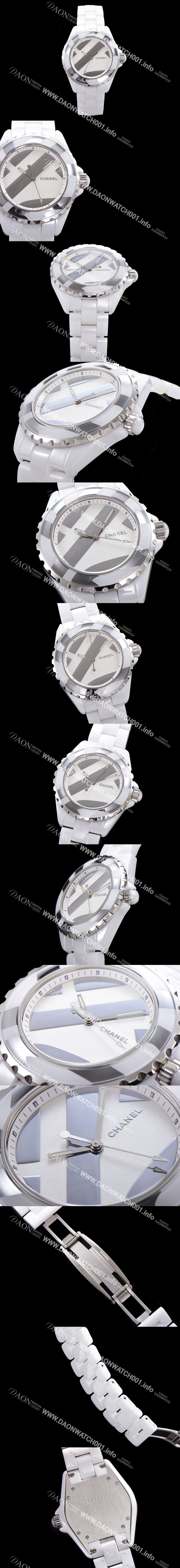 미러급 샤넬 남성용 제이 12 오토매틱 ETA2892-2 타입 38mm 화이트다이얼  cha5135 Ⅳ