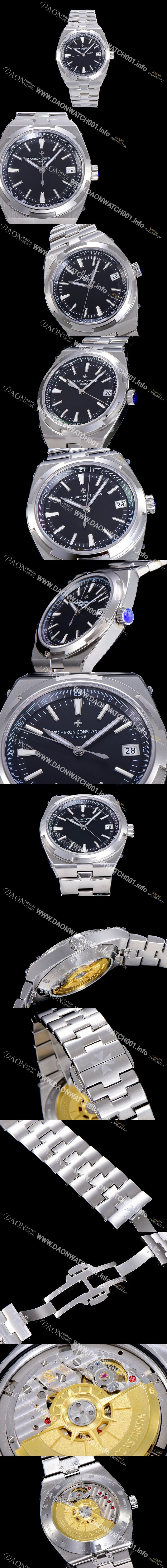 미러급 바쉐런 콘스탄틴 남성용 오버시즈 4500V/210A-B483 오토매틱 무브먼트 41mm 블랙 다이얼 vac1137 Ⅳ