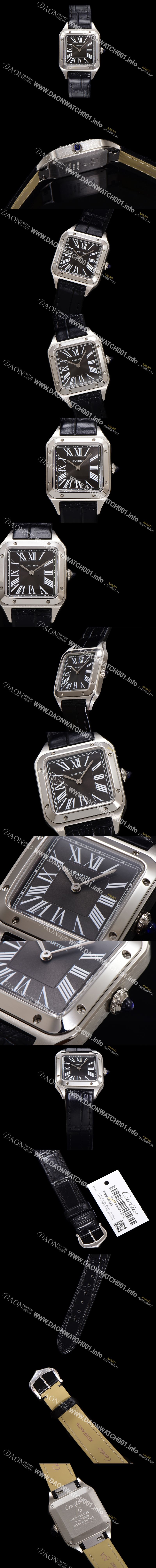 미러급 까르띠에 여성용 산토스 W2SA0015 쿼츠 38mm S 사이즈 블랙 다이얼 car69331 Ⅳ