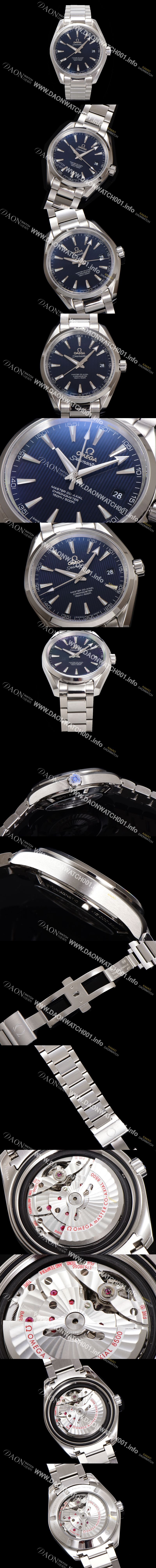 미러급 오메가 남성용 베스트셀링 씨마스터 231.10.42.21.03.003 아쿠아테라 150M 마스터 코-액시얼 41.5mm 크로노미터 블루 다이얼 오토매틱 무브먼트 omg20222 Ⅳ