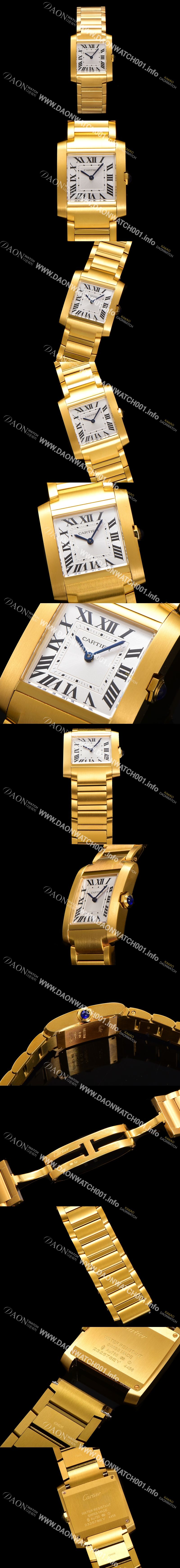 미러급 까르띠에 남성용 탱크 WGTA0113