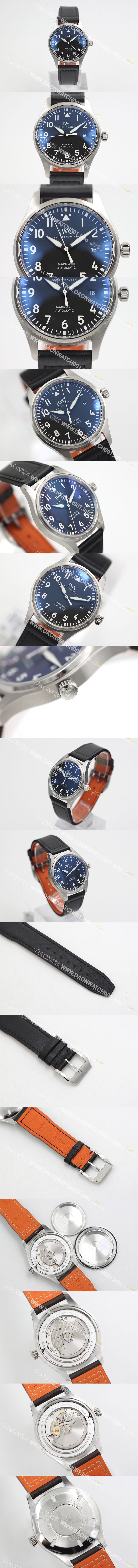 미러급 아이더블유씨 남성용 파일럿 워치 마크 XVIII IW327004 어린왕자 에디션 센트럴 해킹 세컨즈 40mm 블랙 다이얼 오토매틱 무브먼트 iwc4076 Ⅳ