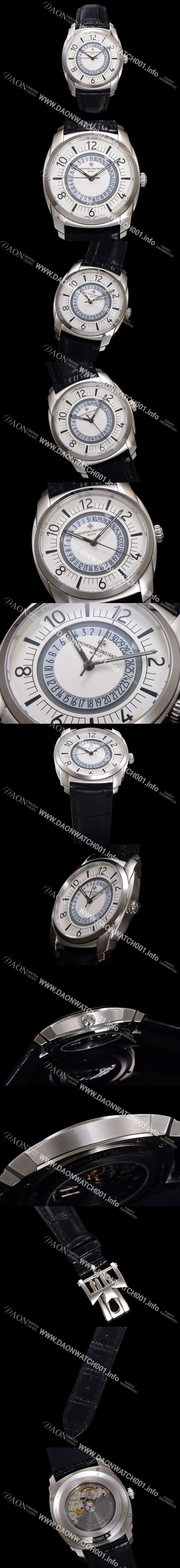 미러급 바쉐론 콘스탄틴 남성용 케드릴셀프 와인딩 4500S/000A-B195 41mm 오토매틱 Cal. 5100/1 타입 화이트 다이얼 vac1156 Ⅳ