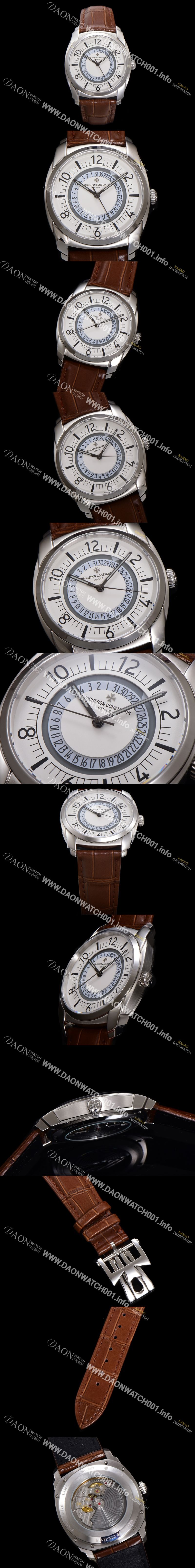 미러급 바쉐론 콘스탄틴 남성용 케드릴셀프 와인딩 4500S/000A-B195 41mm 오토매틱 Cal. 5100/1 타입 화이트 다이얼 vac1157 Ⅳ