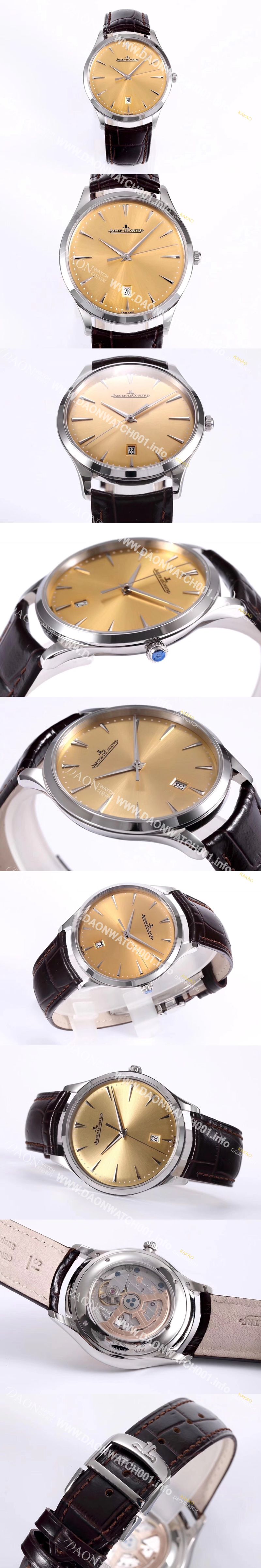 미러급 예거르꿀뜨르남성용 1288430 마스터 울트라씬 데이트 40mm 오토매틱 899/1 타입 샴페인 다이얼 jag0428 Ⅳ