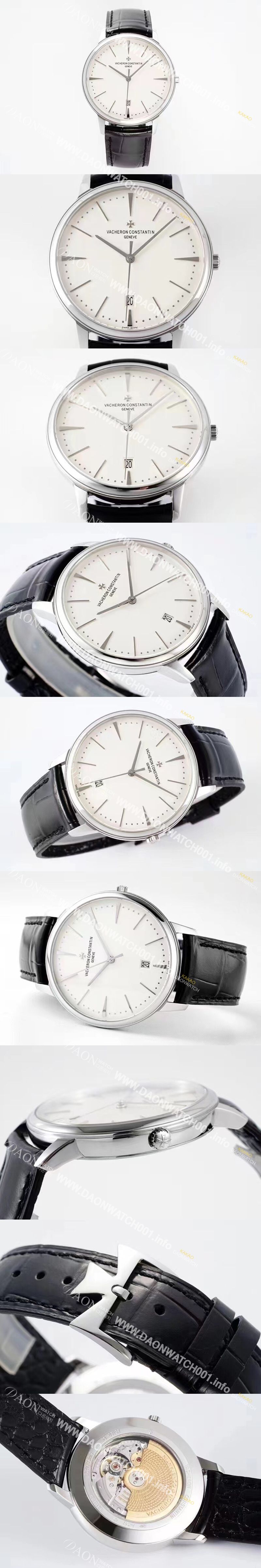 미러급 바쉐론콘스탄틴 남성용 패트리모니 85180/000G-9230 셀프 와인딩 드레스 워치!! 화이트 다이얼 오토매틱 무브먼트 vac1163 Ⅳ