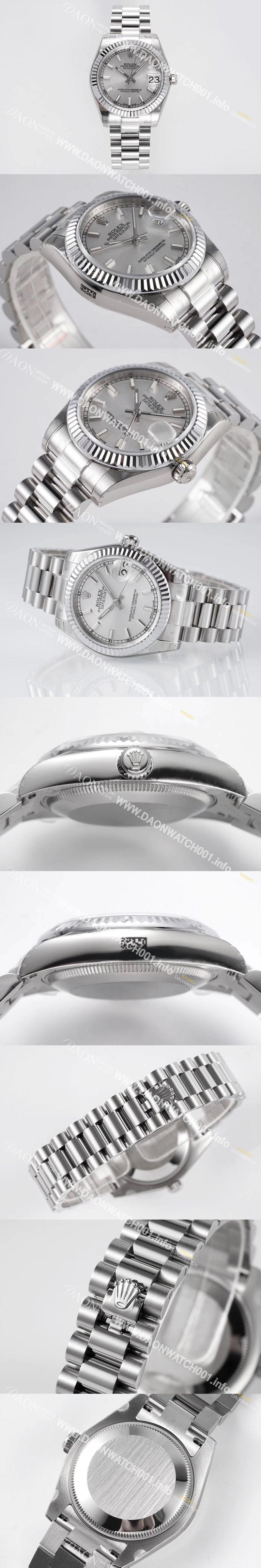 미러급 로렉스 여성용 데이져스트 178274 플루티드 31mm 오이스터 오토매틱 2236타입 실버 다이얼 rol5440 Ⅳ