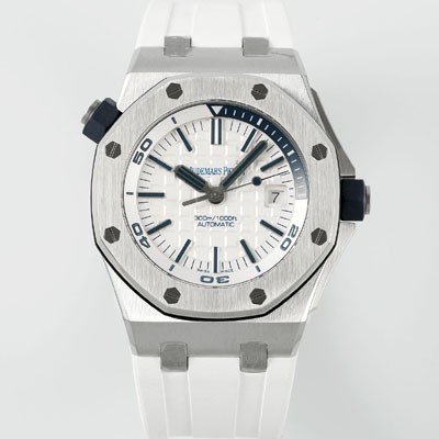 미러급 오데마피게 남성용 로얄오크 오프쇼어 15710ST.OO.A010CA.01 신형 다이버!! 42mm 오토매틱 Cal.3120무브먼트 화이트 다이얼 aud6574 Ⅳ