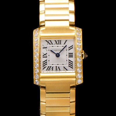 미러급 까르띠에 여성용 탱크 WJTA0039 