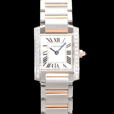 미러급 까르띠에 여성용 탱크 W51007Q4 