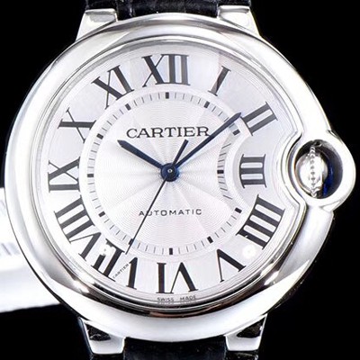 미러급 까르띠에 남성용 발롱블루 W6900556 화이트 다이얼 오토매틱 무브먼트 CAR0038 Ⅳ
