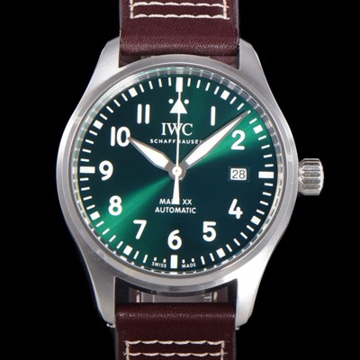 미러급 아이더블유씨 남성용시계 1:1수제공정형 마크18 !! 파일럿 IW328205 마크18 오토매틱 32111타입 40mm 가죽줄 그린다이얼 iwc9264 Ⅳ