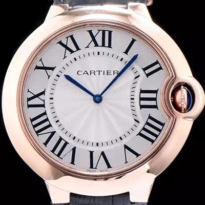 미러급 까르띠에 남성용 발롱블루 W6920054화이트 다이얼 스위스 쿼츠 무브먼트 CAR0037 Ⅳ