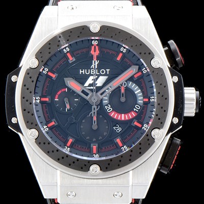 미러급 휴블렛 남성용 빅뱅 킹파워 F1 신제품 업데이트!! 703.ZM.1123.NR.FMO10 지르코늄 48MM 리미티드 에디션 크로노그래프 블랙 메트 다이얼 오토매틱 무브먼트 HUB0212 Ⅳ