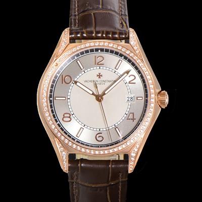 미러급 바쉐론 콘스탄틴 남성용 피프티식스 Ref.4600E 오토매틱 1326 타입 18K 로즈골드 40mm 보석/큐빅 가죽줄 그레이 다이얼 vac1150 Ⅳ