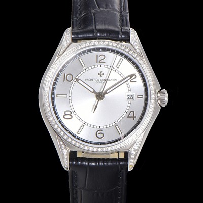 미러급 바쉐론 콘스탄틴 남성용 피프티식스 Ref.4600E 오토매틱 1326 타입 40mm 보석/큐빅 가죽줄 실버 다이얼 vac1146 Ⅳ