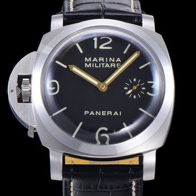 미러급 파네라이 남성용 루미노르 마리나 시리즈 PAM00217 모델 블랙 다이얼 슈퍼루미노바 야광 인덱스 신형 ETA 6497-2 오토매틱 무브먼트 PAN1200 Ⅳ