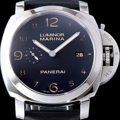 미러급 파네라이 남성용 루미노르 1950 3Days 마리나 pam00359 오토매틱 Cal P.9000 무브먼트 블랙 다이얼 PAN1201 Ⅳ