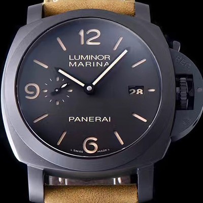 미러급 파네라이 남성용 루미노르 1950 마리나 3Days 컴포지트 pam00386 오토매틱 Cal.P9000 무브먼트 블랙 다이얼 PAN0414 Ⅳ