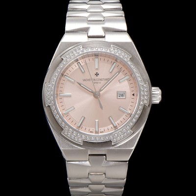 미러급 바쉐런 콘스탄틴 여성용 오버시즈 4605V200A-B971 오토매틱 무브먼트 35mm 핑크 다이얼 vac1140 Ⅳ