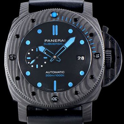 미러급 파네라이 남성용 서브멀시브 PAM01616 오토매틱 Cal.P9010 타입 47mm 카본제질 블랙 다이얼 pan5222 Ⅳ