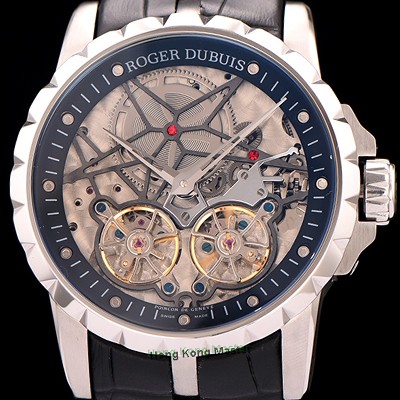 미러급 로저드뷔 남성용 스켈레톤 다이얼 아시안 오토매틱 ROG4200 Ⅳ