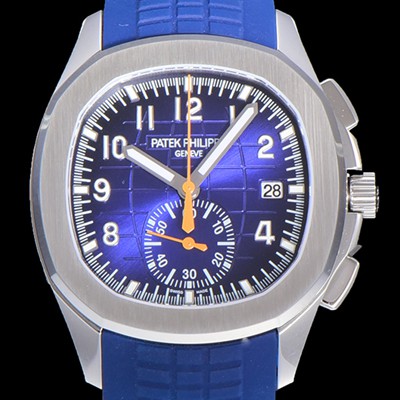 미러급 파텍필립남성용 아쿠아넛 5968A 크로노그래프 스틸 42미리 오토매틱 블루 다이얼 PAT54631 Ⅳ