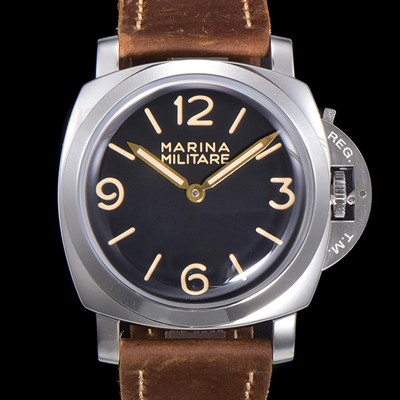 미러급 파네라이 남성용 루미노르 PAM00673 블랙 다이얼 47mm 오토매틱 수동형 무브먼트 PAN4830 Ⅳ