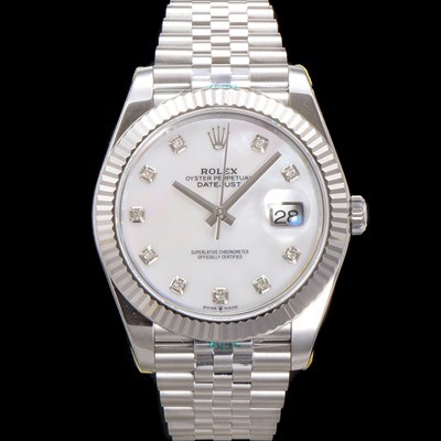 미러급 로렉스 남성용 데이저스트II m126334 41mm 오토매틱 Cal.3235 무브먼트 화이트/자개 다이얼 rol5355 Ⅳ