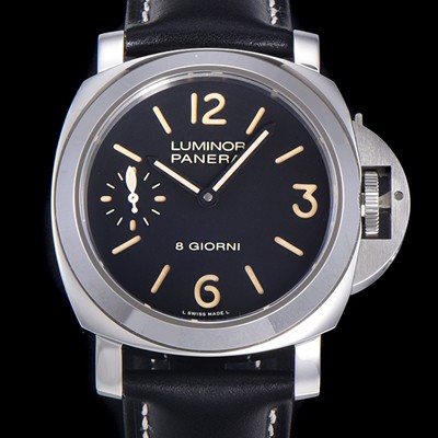 미러급 파네라이 남성용 루미노르 PAM00915 베이스-44MM 블랙 다이얼 신형 PANERAI Cal. P.6000 Type 수제공정형 튜닝완료 무브먼트 PAN02183 Ⅳ