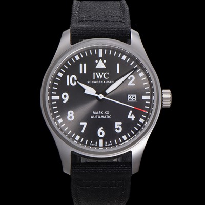 미러급 아이더블유씨 남성용 파일럿 마크20 파트루이유 IW328209 오토매틱 9015 타입 40mm 티타늄소재 나토천/나일론 줄 그레이 다이얼 iwc4071 Ⅳ