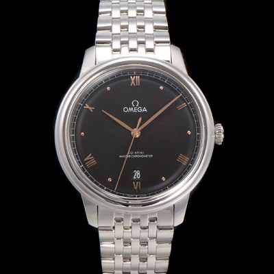 미러급 오메가 남성용 드빌 프레스티지 434.10.40.20.01.001 오토매틱 Cal.8800타입 40mm 메탈줄 블랙 다이얼 omg20212 Ⅳ