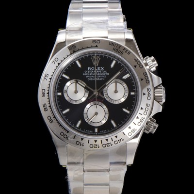 미러급 로렉스 남성용 코스모그래프 데이토나 m126509-0001 40mm 크로노그래프 7750 오토매틱 무브먼트 블랙 다이얼 rol5342 Ⅳ