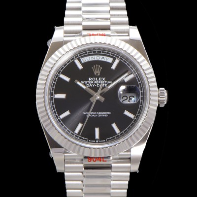 미러급 로렉스 남성용 데이데이트 m228236-0003 40mm 오토매틱 Cal.3255 타입 블랙 다이얼 rol5304 Ⅳ