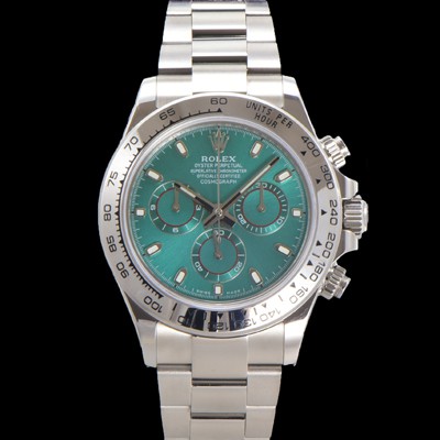 미러급 로렉스 남성용 코스모그래프 데이토나 40mm 크로노그래프 7750 오토매틱 무브먼트 그린 다이얼 rol5338 Ⅳ