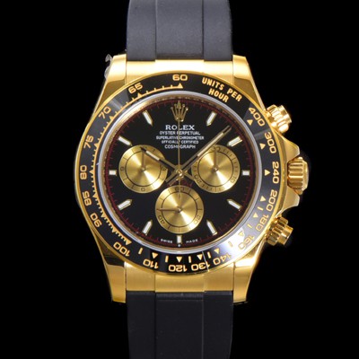 미러급 로렉스 남성용 코스모그래프 데이토나 m126518ln-0004 세라믹 베젤 18K 옐로우골드 40mm 크로노그래프 7750 오토매틱 무브먼트 블랙 다이얼 rol5329 Ⅳ