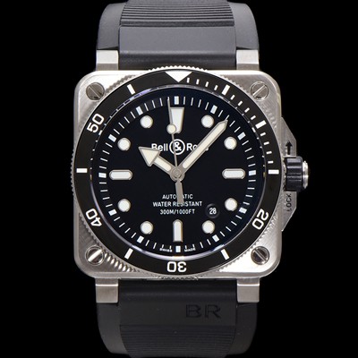 미러급 벨엔로즈 남성용 인스트루먼트03 BR03A-BL-STSRB 오토매틱 9015타입 42mm 우레탄줄 블랙 다이얼 bel4114 Ⅳ