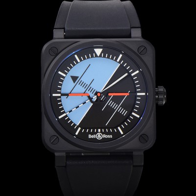 미러급 벨엔로즈 남성용 인스트루먼트03 BR03A-HRZ-CE 오토매틱 2892타입 42mm 세라믹 우레탄줄 블랙/블루 다이얼 bel4109 Ⅳ