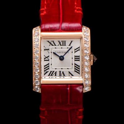 미러급 까르띠에 여성용 탱크 WJTA0049 