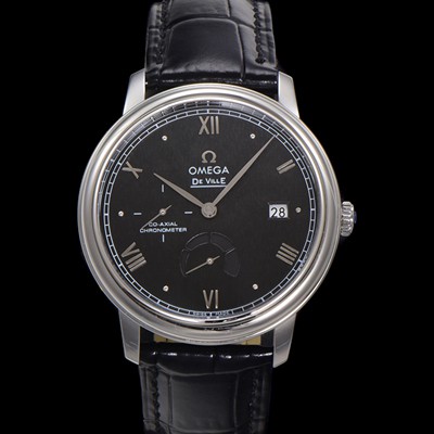 미러급 오메가 남성용 드빌 424.13.40.21.01.002 프레스티지 코-액시얼 39.5mm 오토매틱 Cal.2627 타입 블랙 다이얼 omg0162 Ⅳ