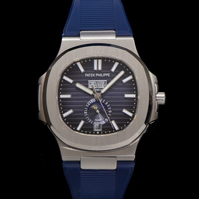 미러급 파텍필립 남성용 노틸러스 5726/1A-014 오토매틱 Cal.324 타입 40.5mm 우레탄줄 블루 다이얼 pat2221 Ⅳ