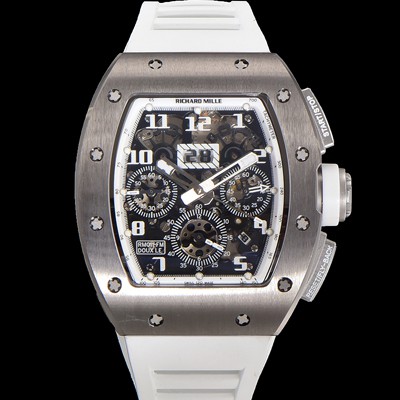 미러급 리차드밀레 남성용 RM11-FM 티타늄 케이스/스텐레스 스틸 베젤 크로노그래프 50mm 오토매틱 무브먼트 스켈레톤 다이얼 ric0247 Ⅳ