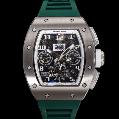 미러급 리차드밀레 남성용 RM11-FM 티타늄 케이스/스텐레스 스틸 베젤 크로노그래프 50mm 오토매틱 무브먼트 스켈레톤 다이얼 ric0251 Ⅳ
