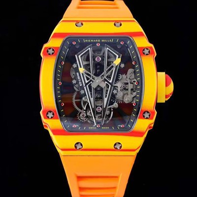 미러급 리차드밀레 남성용 RM27-03 투어빌론 포지드 카본 47mm 투르비용 무브먼트 스켈레톤 다이얼 ric0284 Ⅳ