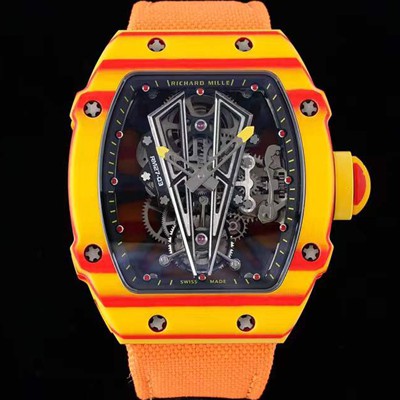 미러급 리차드밀레 남성용 RM27-03 투어빌론 포지드 카본 47mm 투르비용 무브먼트 스켈레톤 다이얼 ric0277 Ⅳ