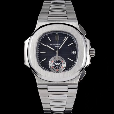 미러급 파텍필립 남성용 노틸러스 5980/1A-001 오토매틱 Cal.CH 28-520 C 타입 40.5mm 메탈줄 블루 다이얼 pat2226 Ⅳ