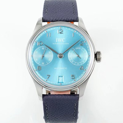 미러급 아이더블유씨 남성용 포루투기즈 IW501708 세븐데이즈 42mm 오토매틱 무브먼트 라이트 블루 다이얼 iwc4103 Ⅳ